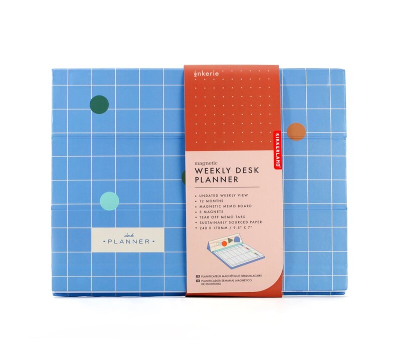 Inkerie Magnetic Weekly Desk Planner
