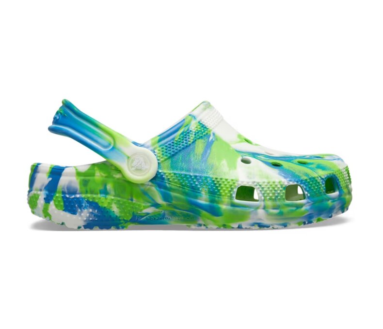 Kids Classic Glow-In-The-Dark Marbled Clogs
