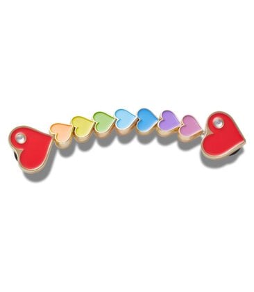 Rainbow Heart Chain Jibbitz