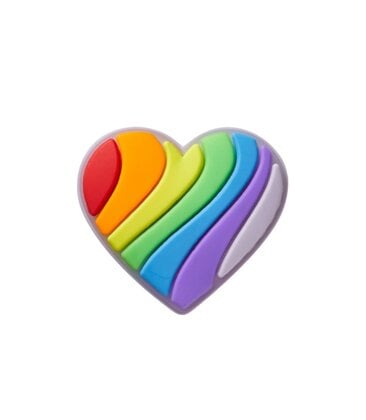 Pride Rainbow Heart Jibbitz