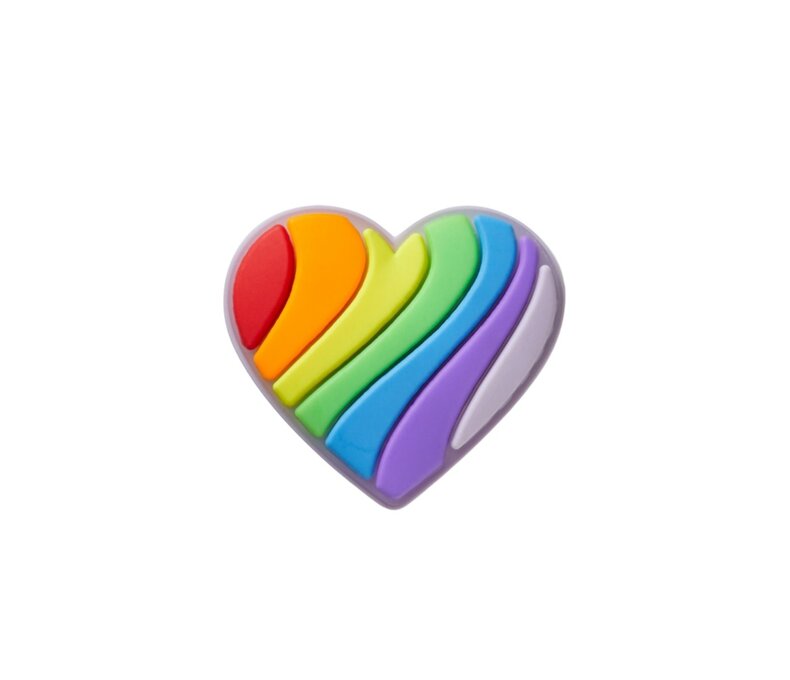 Pride Rainbow Heart Jibbitz