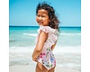 Tulle Sleeve 1pc Swimsuit