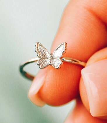 Butterfly In Flight Ring