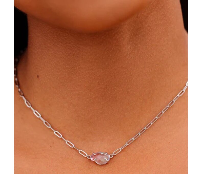 Rainbow Quartz Choker