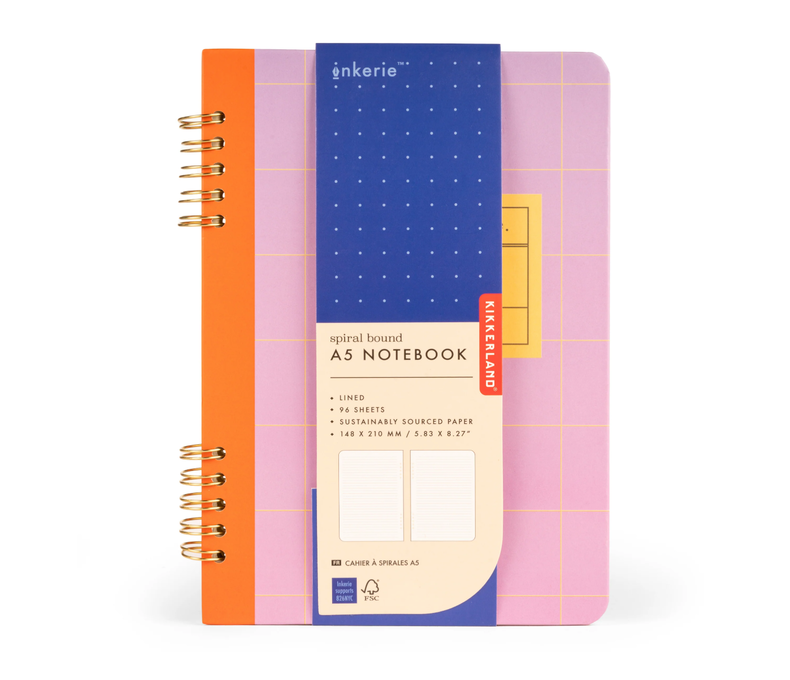 Spiral Bound A5 Notebook