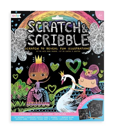 Large Scratch & Scribble Art Kit