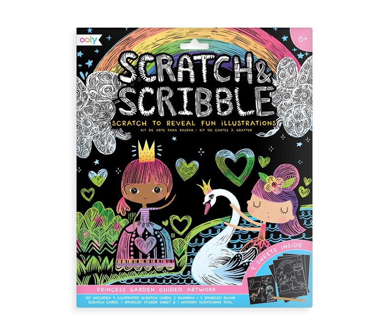 Large Scratch & Scribble Art Kit