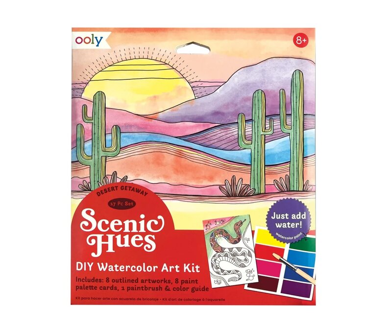 Scenic Hues D.I.Y. Watercolor Art Kit