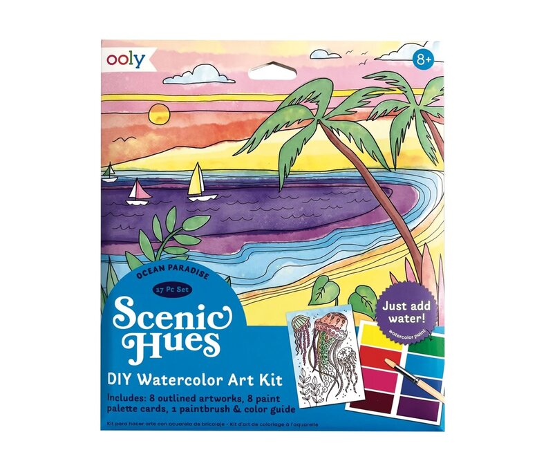 Scenic Hues D.I.Y. Watercolor Art Kit
