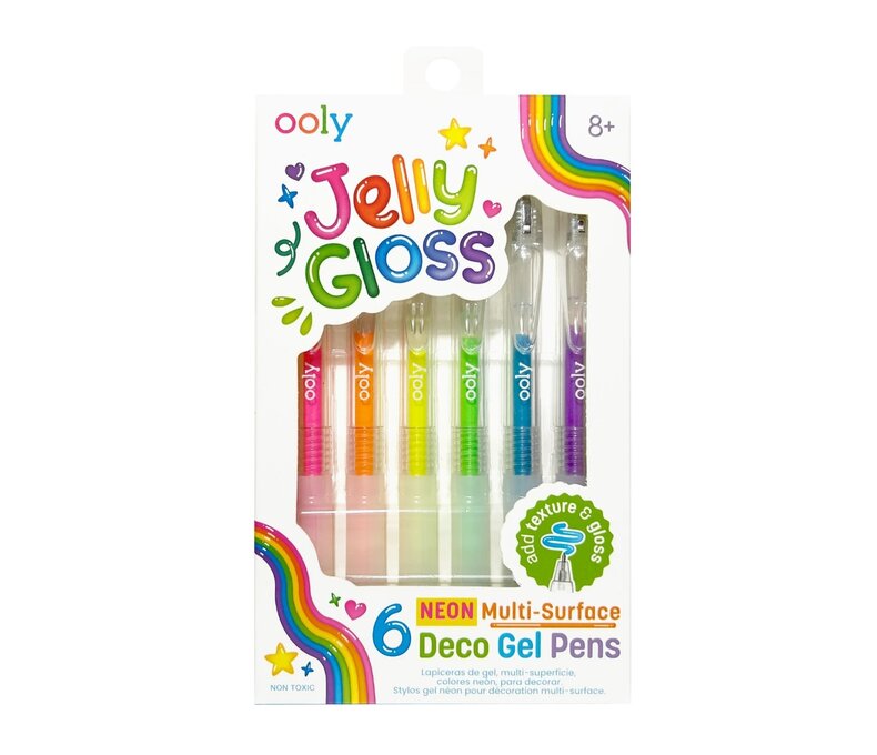 Jelly Gloss Multi-Surface Gel Pens