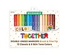 Color Together Brush & Fine Tip Double Ended Markers