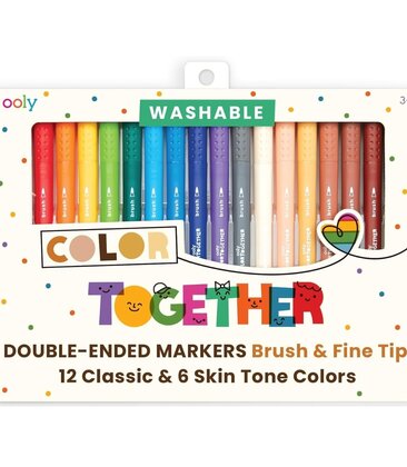 Color Together Brush & Fine Tip Double Ended Markers