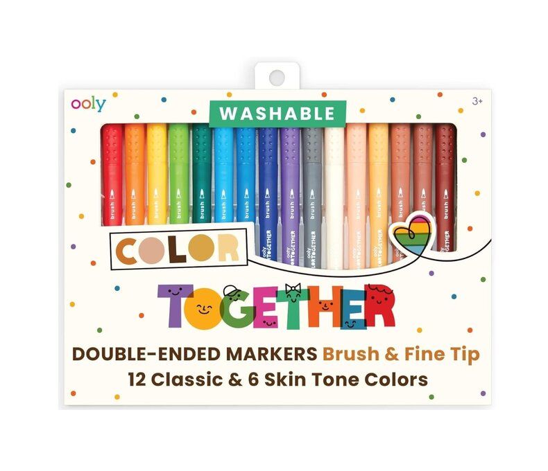 Color Together Brush & Fine Tip Double Ended Markers