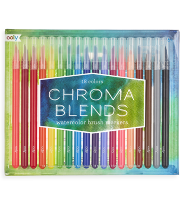 Chroma Blends Watercolor Brush Markers