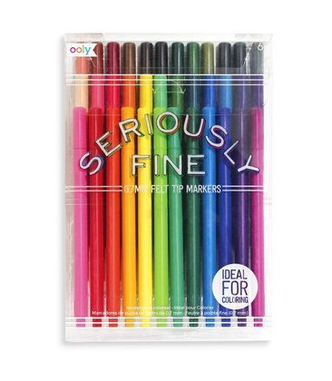 Seriously Fine Felt Tip Markers