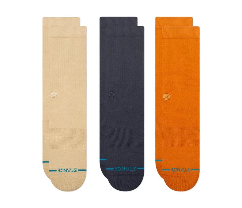 Icon Crew Socks 3 Pack