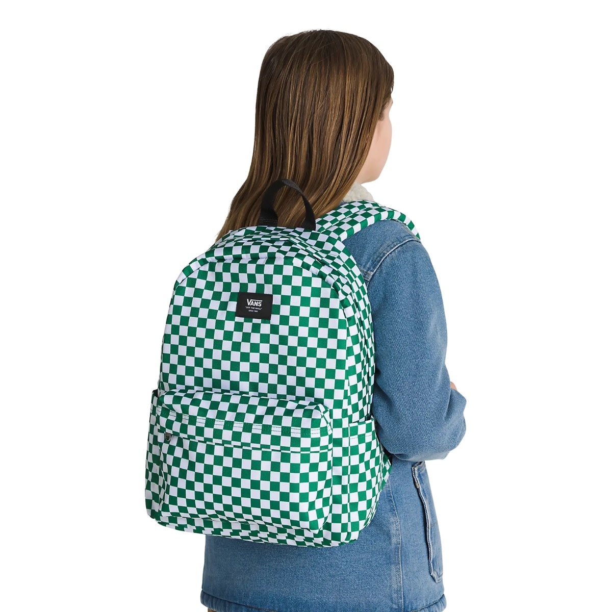 Kids Old Skool Grom Check Backpack - The Circle & The Circle Kids 