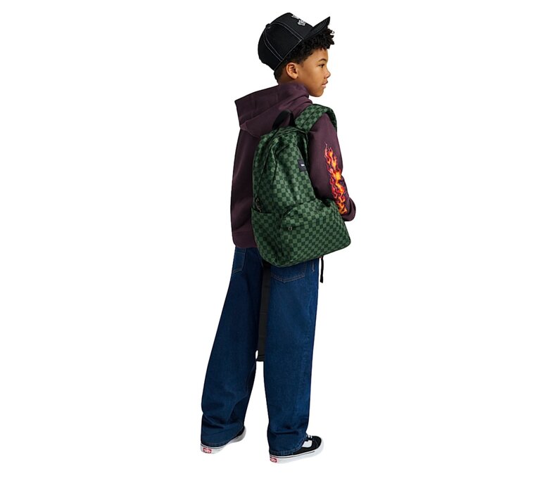 Kids Old Skool Grom Check Backpack