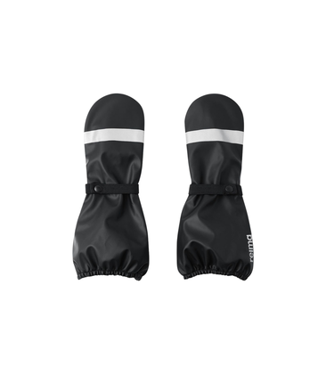 Kura Waterproof Shell Rain Mittens in Black