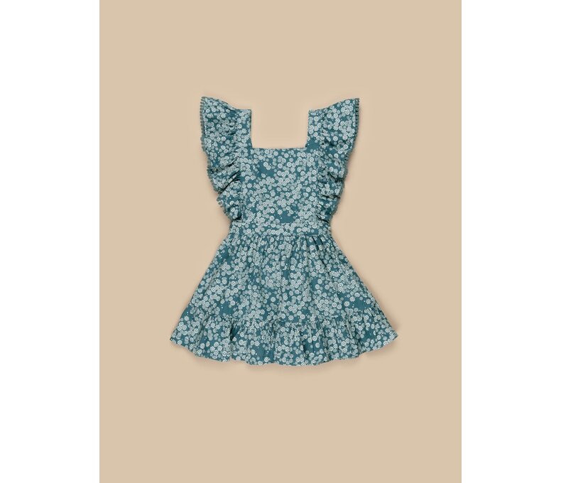 Daisy Ruffle Pinafore Dress