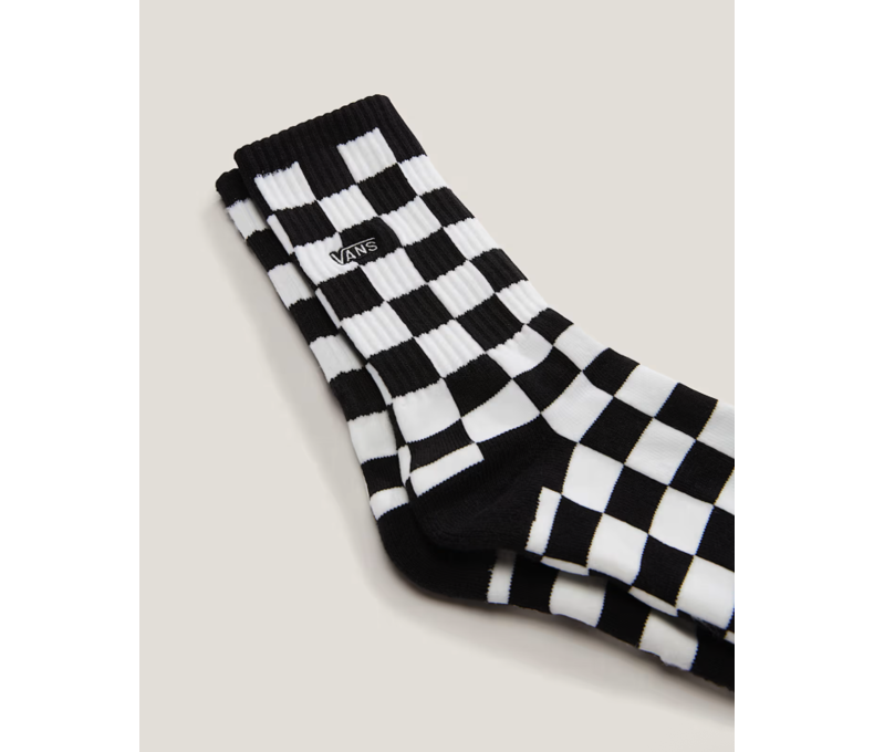 Checkerboard Crew Socks