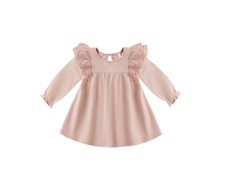Long Sleeve Flutter Dress
