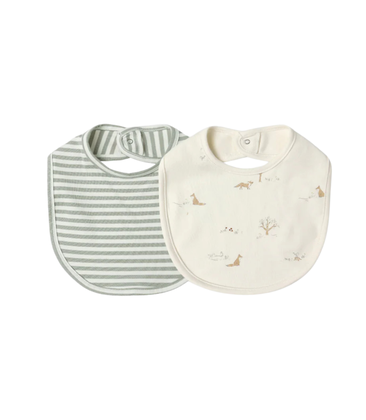 Jersey Snap Bib 2 Pack