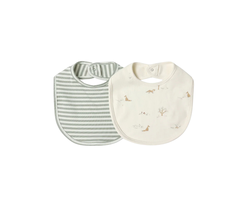 Jersey Snap Bib 2 Pack