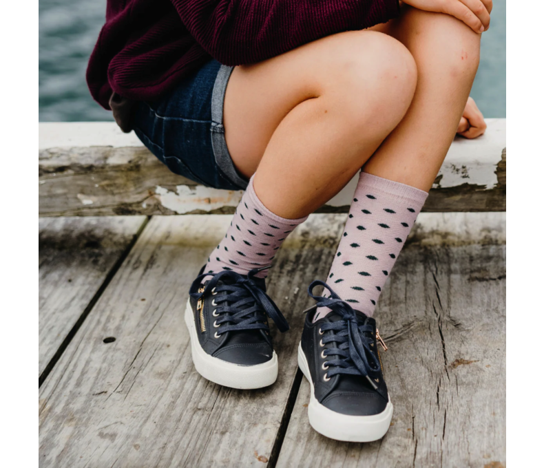 Kids Merino Wool Crew Socks