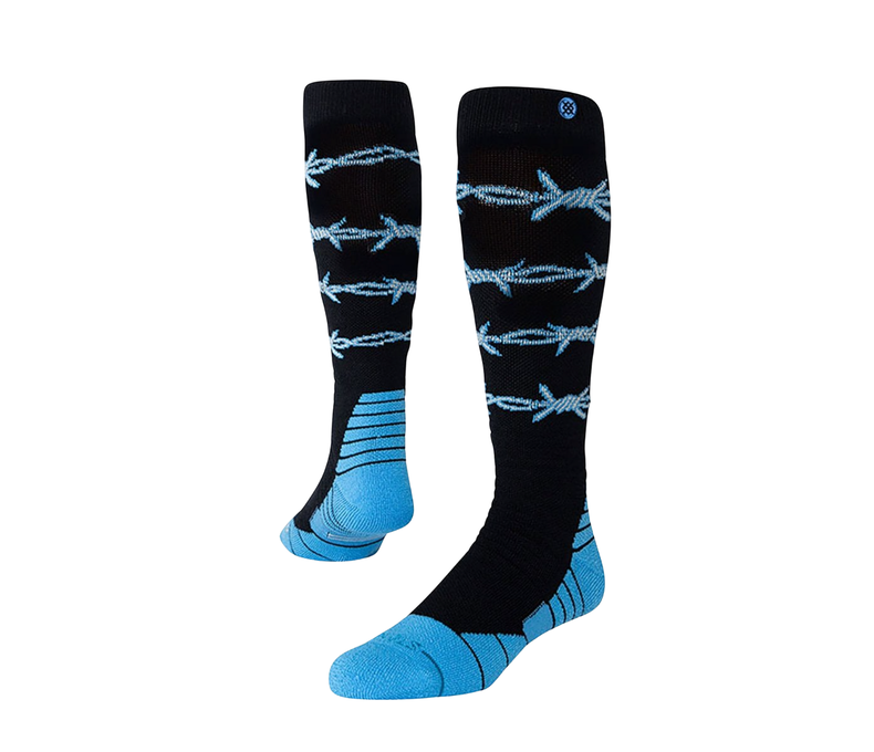 Barbed Wire Mid Poly Snow Sock