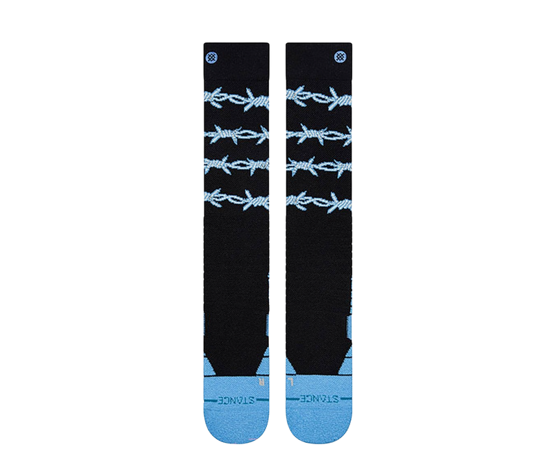 Barbed Wire Mid Poly Snow Sock