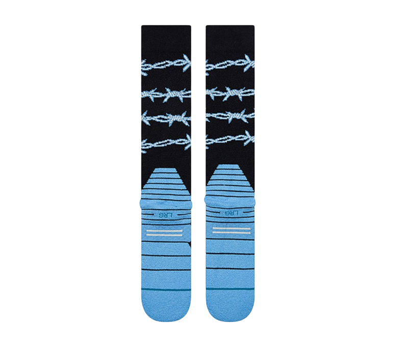 Barbed Wire Mid Poly Snow Sock