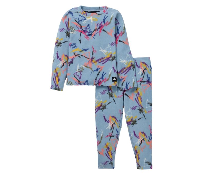 Toddlers Fleece Base Layer Set blue, black or green