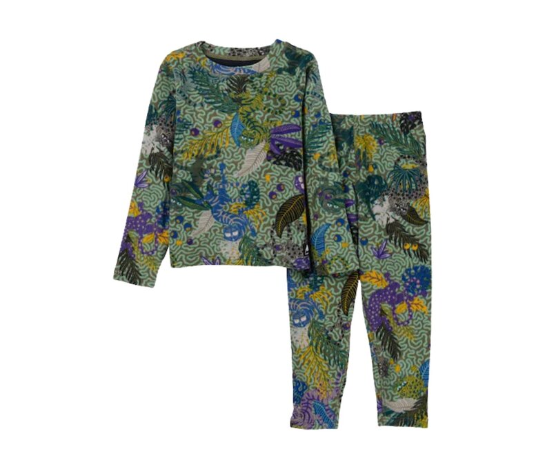 Toddlers Fleece Base Layer Set blue, black or green