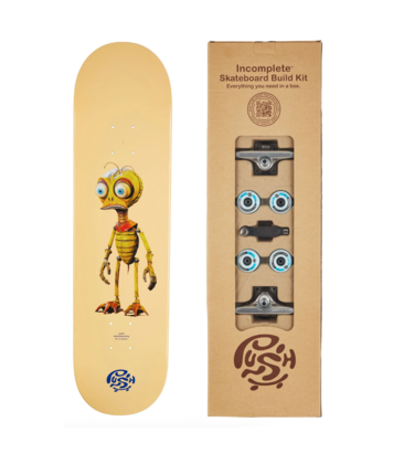 Bee Zombie Incomplete Skateboard