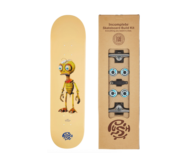 Bee Zombie Incomplete Skateboard