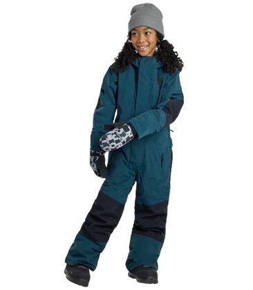 Burton Kids 2L One Piece Snowsuit In Deep Emerald