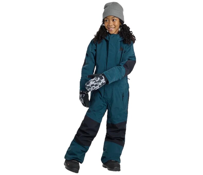 Burton Kids 2L One Piece Snowsuit In Deep Emerald
