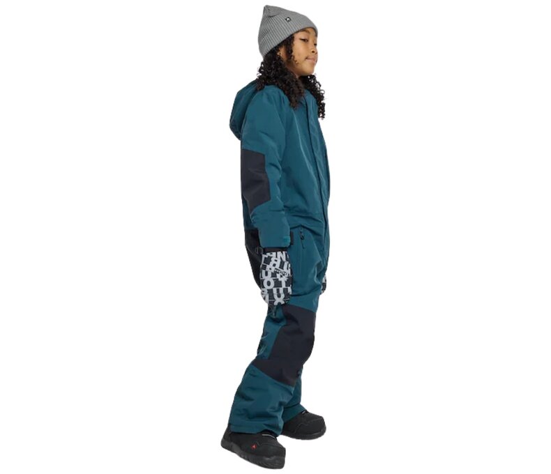 Burton Kids 2L One Piece Snowsuit In Deep Emerald