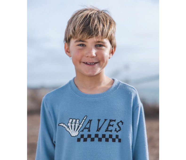 Waves Hacci Pullover