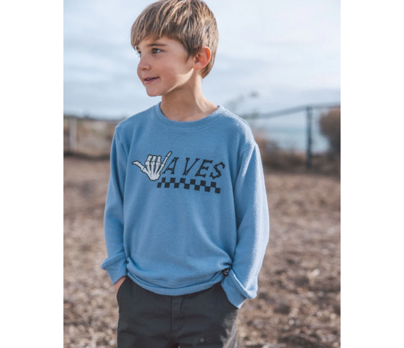 Waves Hacci Pullover