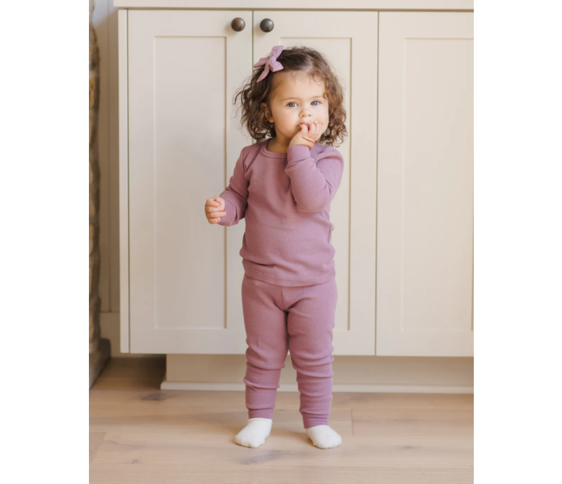 Waffle Top + Pant Set