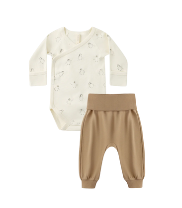 Side Snap Bodysuit + Pant Set