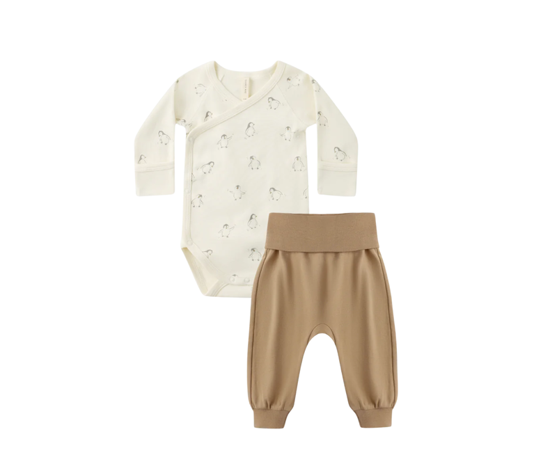 Side Snap Bodysuit + Pant Set
