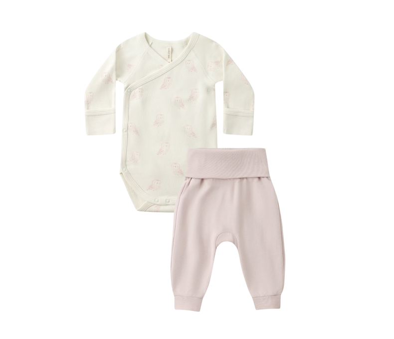 Side Snap Bodysuit + Pant Set