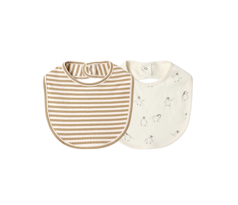 Jersey Snap Bib 2 Pack