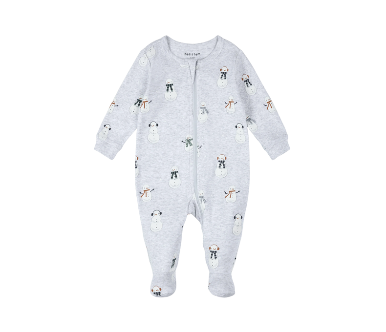 Snowman Print Footed Sleeper
