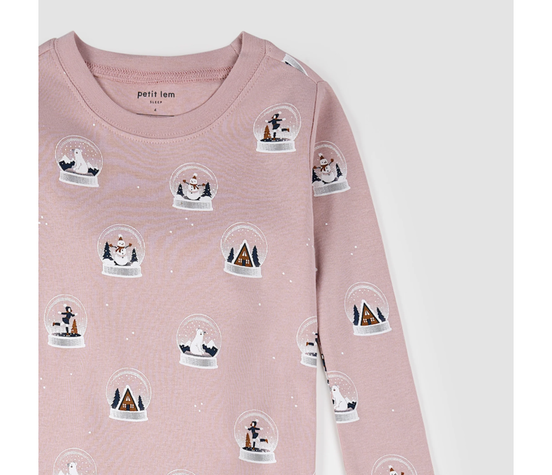 Snowglobe Print PJ Set