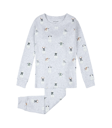 Snowman Print PJ Set