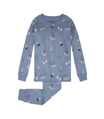Cozy Winter Accessories Print PJ Set